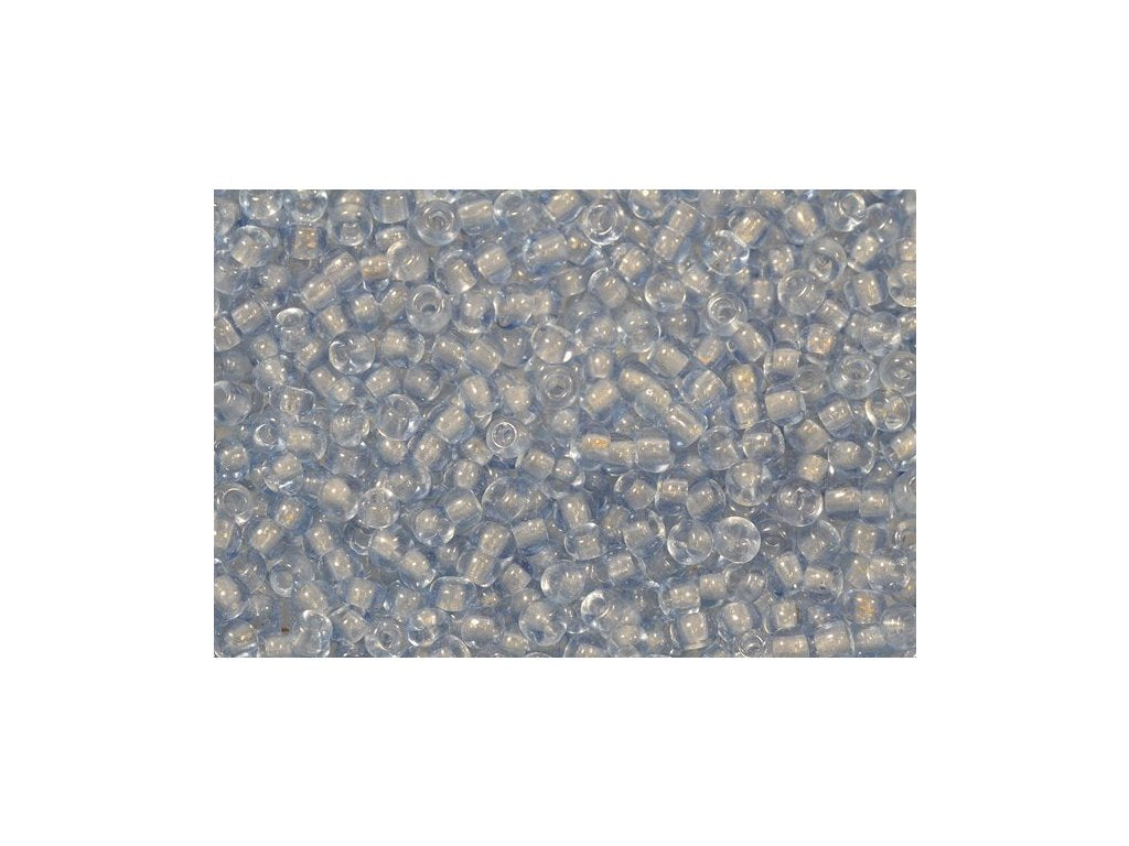 Rocailles Seed Beads Preciosa Ornela Transparent Blue Glass Czech Republic