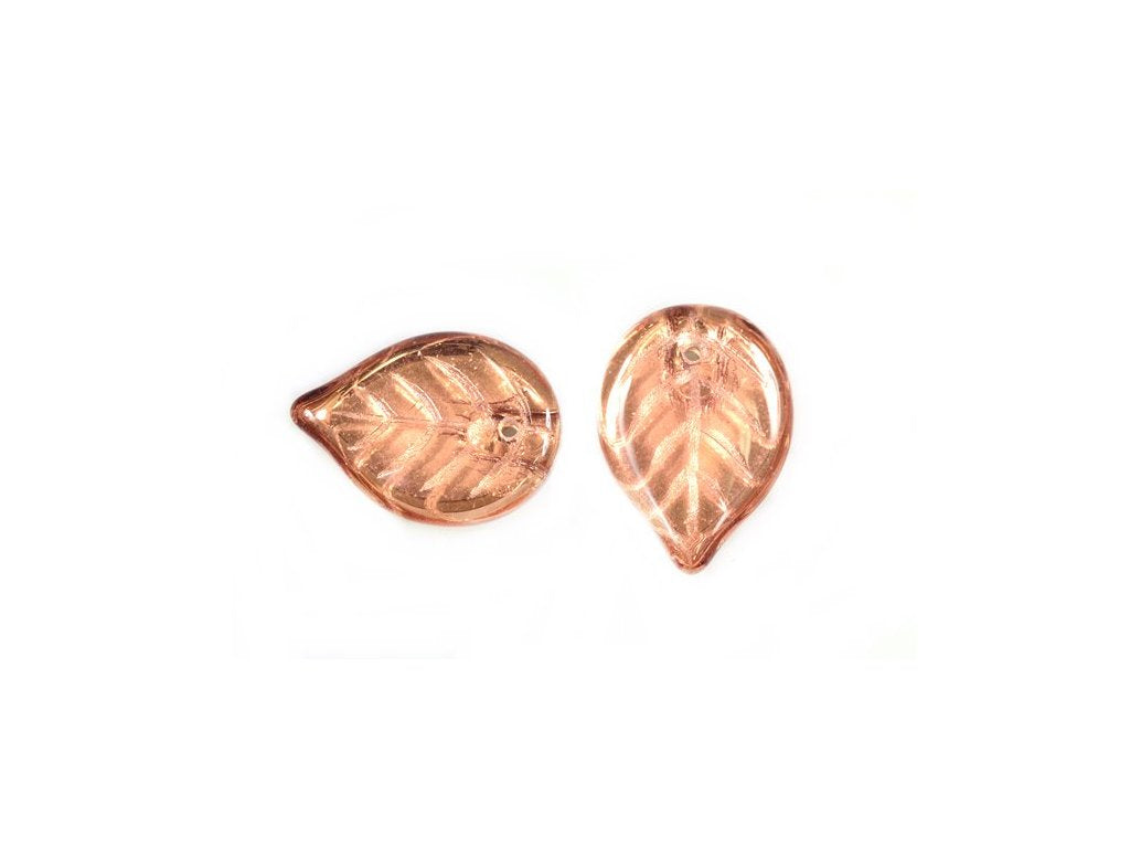 Drop Leaf Beads 00030/27101 Glass Czech Republic