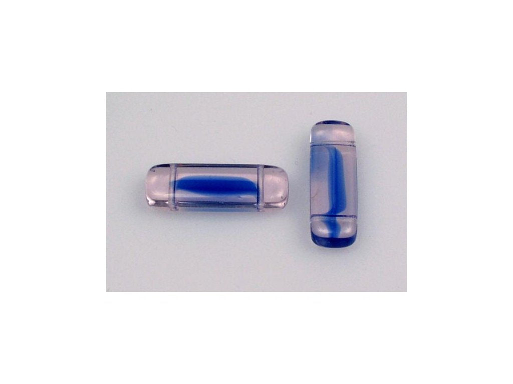2-hole Flat Rectangle Beads 37701 Glass Czech Republic