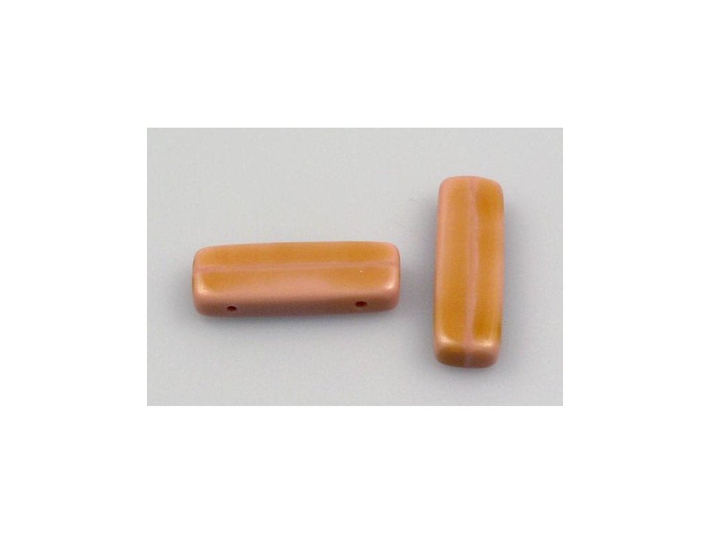 2-hole Flat Rectangle Beads 77193 Glass Czech Republic