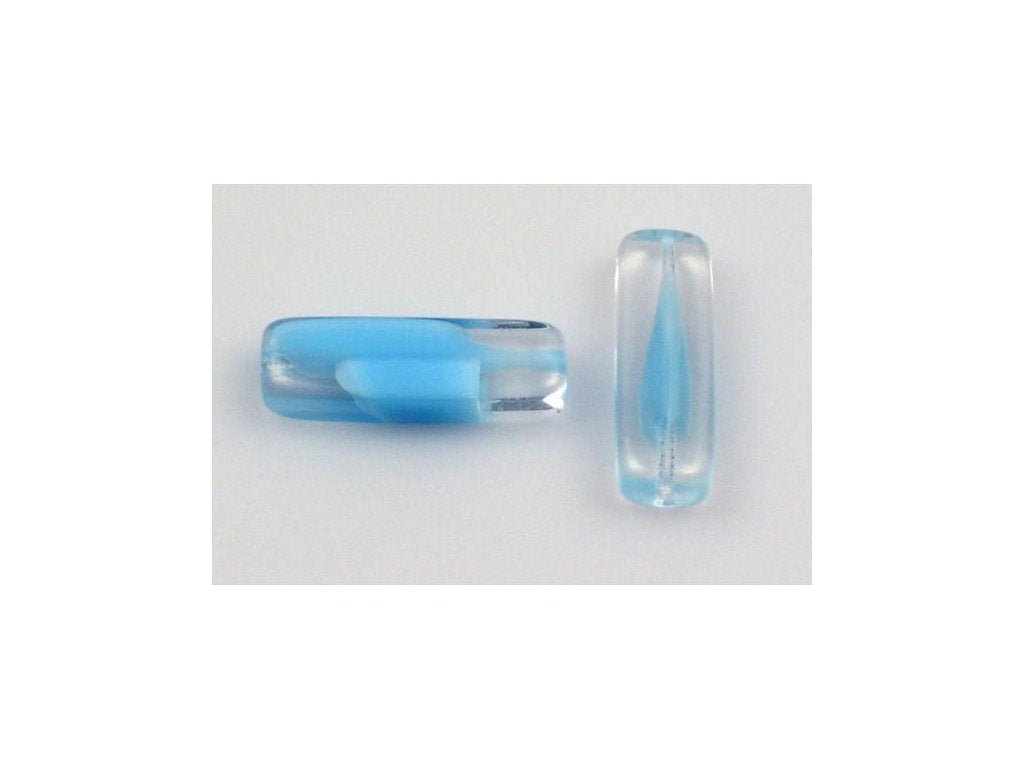 Flat Rectangle Beads 66018 Glass Czech Republic