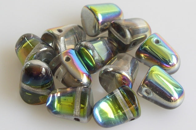 Gumdrop Beads 8 x 10 mm, Crystal 28137 (30-28137), Bohemia Crystal Glass, Czechia 11101333