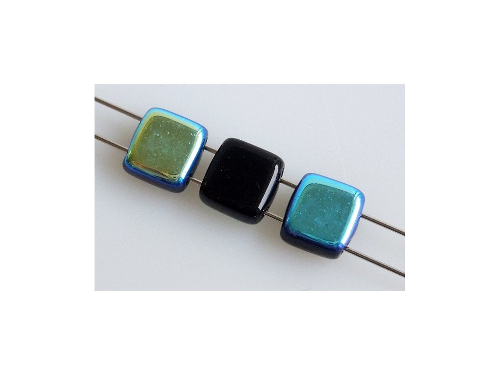 Tile 2-hole Square Beads 23980/28701 Glass Czech Republic