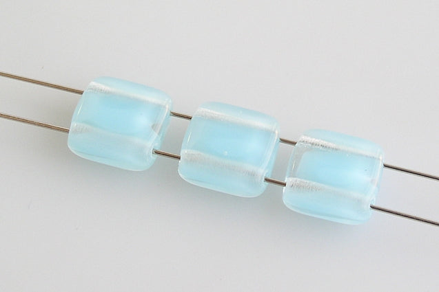 Tile 2-hole Square Beads 8 x 8 mm, color: 66018, Bohemia Crystal Glass, Czechia 11109009