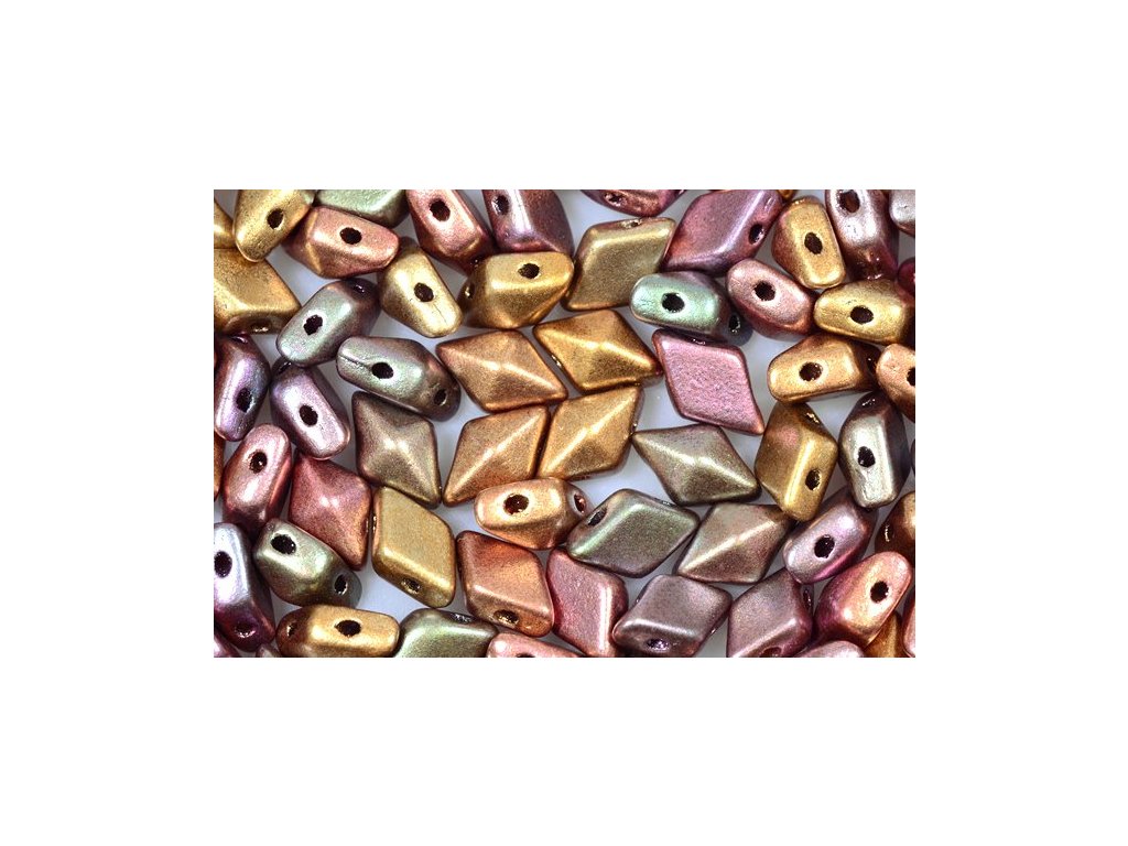 DiamonDuo 2-hole Beads Rhombus Gemduo 1620 Glass Czech Republic
