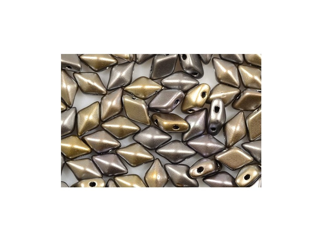 DiamonDuo 2-hole Beads Rhombus Gemduo 1670 Glass Czech Republic