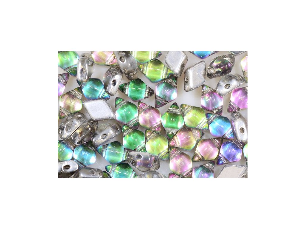 DiamonDuo 2-hole Beads Rhombus Gemduo 00030/55007 Glass Czech Republic