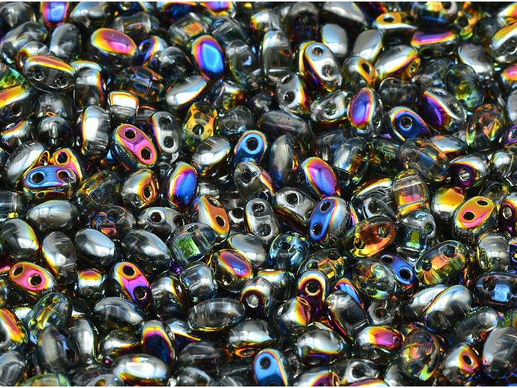 GBduo 2-hole Oval Beads 00030/28099 Glass Czech Republic