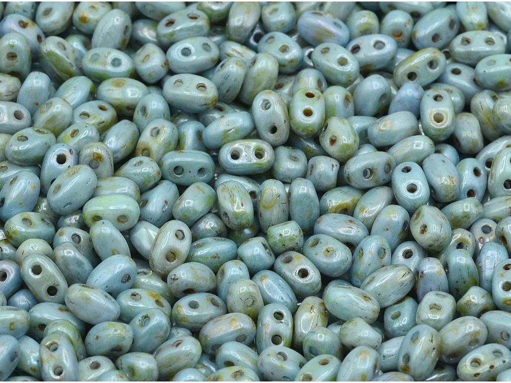 GBduo 2-hole Oval Beads 03000/65431 Glass Czech Republic