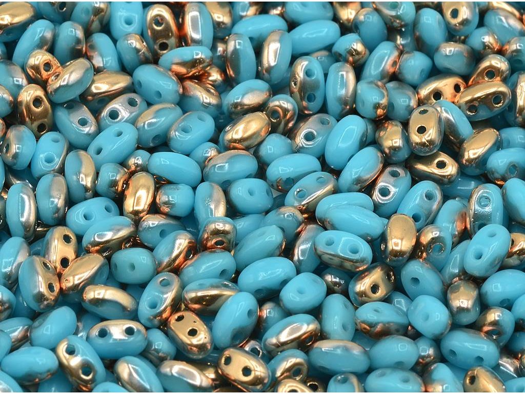 GBduo 2-hole Oval Beads 63020/27101 Glass Czech Republic