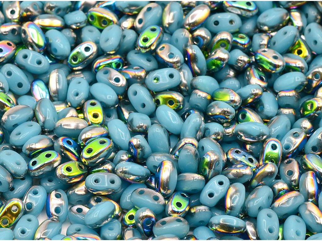 GBduo 2-hole Oval Beads 63020/28101 Glass Czech Republic