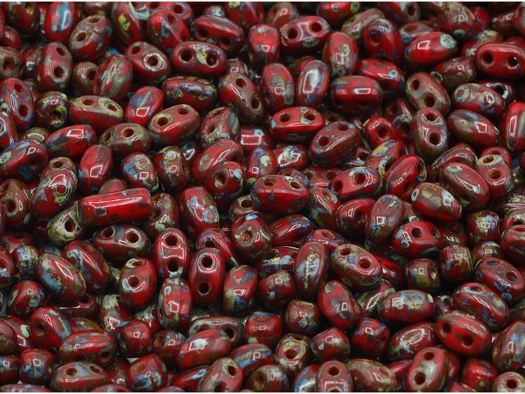 GBduo 2-hole Oval Beads 93200/86800 Glass Czech Republic