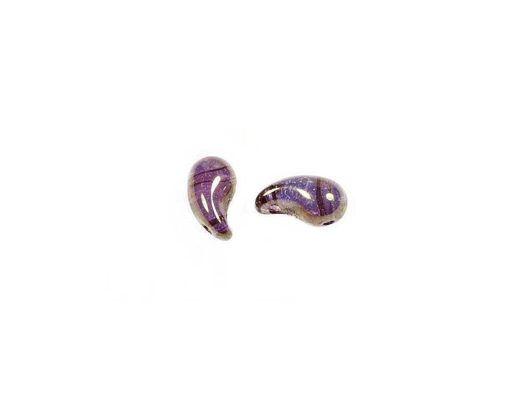 ZoliDuo 2-hole Comma Beads Right 00030/90215 Glass Czech Republic