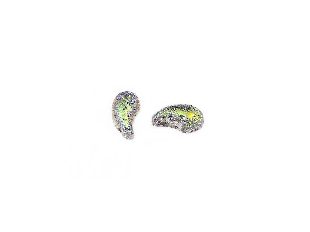 ZoliDuo 2-hole Comma Beads Right 00030/Lept/28101 Glass Czech Republic