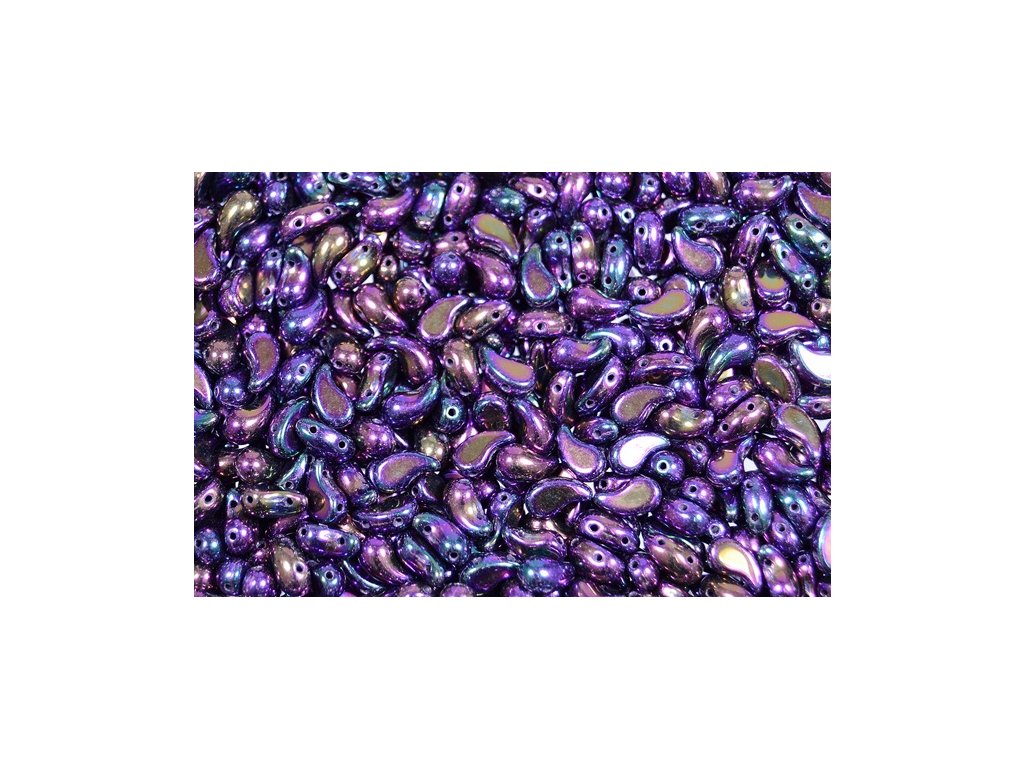 ZoliDuo 2-hole Comma Beads Right 23980/21495 Glass Czech Republic
