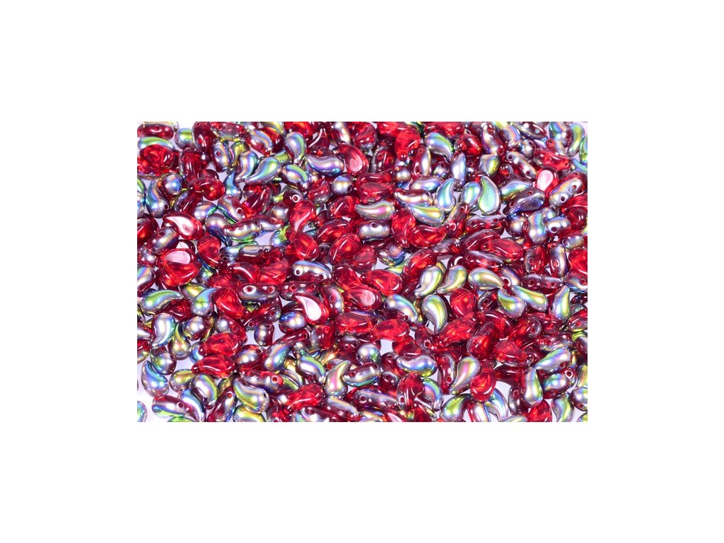 ZoliDuo 2-hole Comma Beads Right 90080/28101 Glass Czech Republic