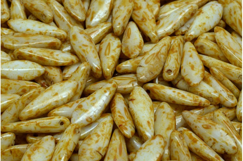 ダガービーズ、ホワイトステインストロング(02010-86805)、ガラス、チェコ共和国