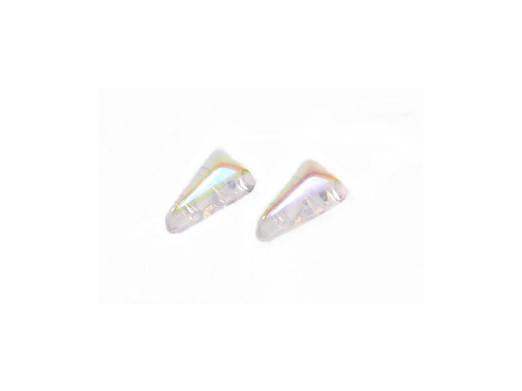 Vexolo 2-hole Triangle Beads 00030/28701 Glass Czech Republic