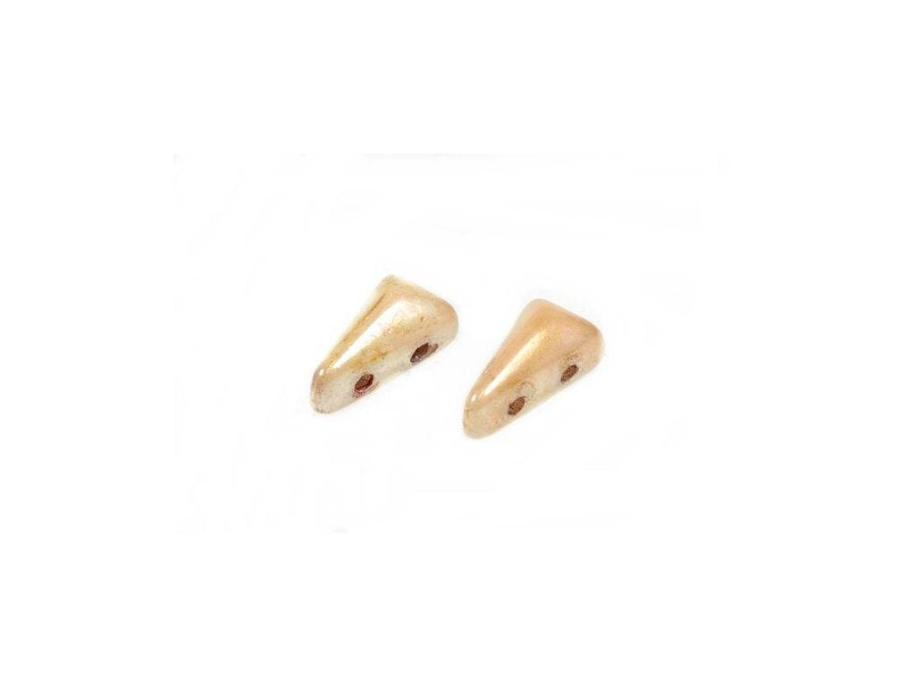 Vexolo 2-hole Triangle Beads 03000/65401 Glass Czech Republic
