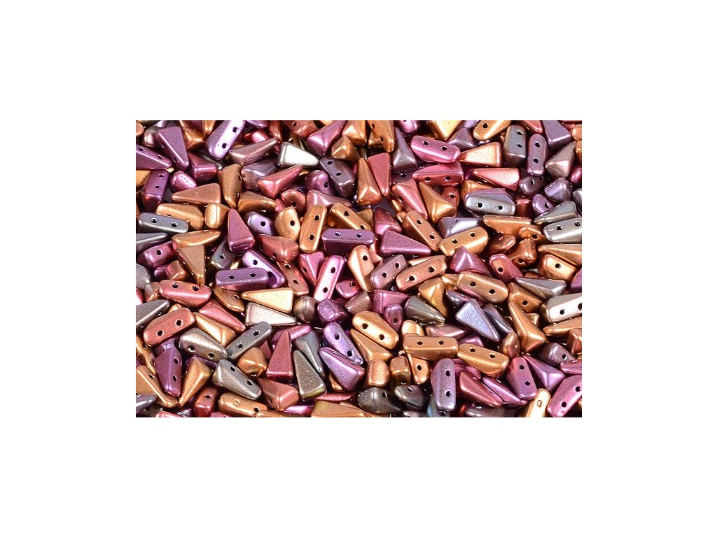 Vexolo 2-hole Triangle Beads 1640 Glass Czech Republic