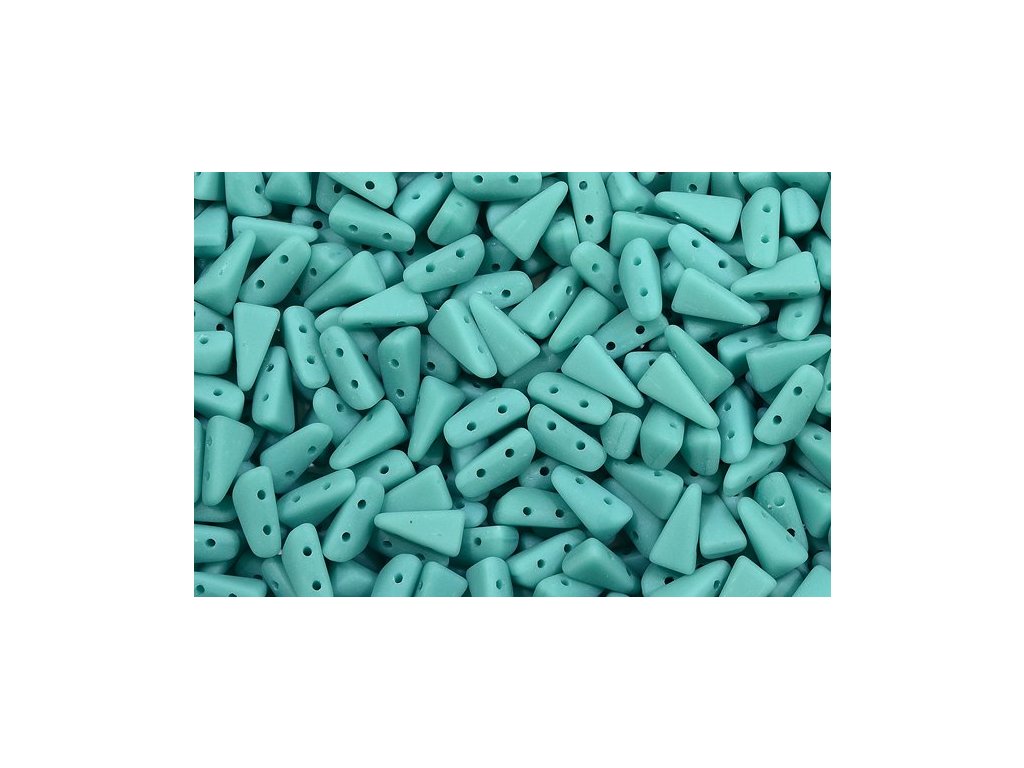 Vexolo 2-hole Triangle Beads 63130/84110 Glass Czech Republic