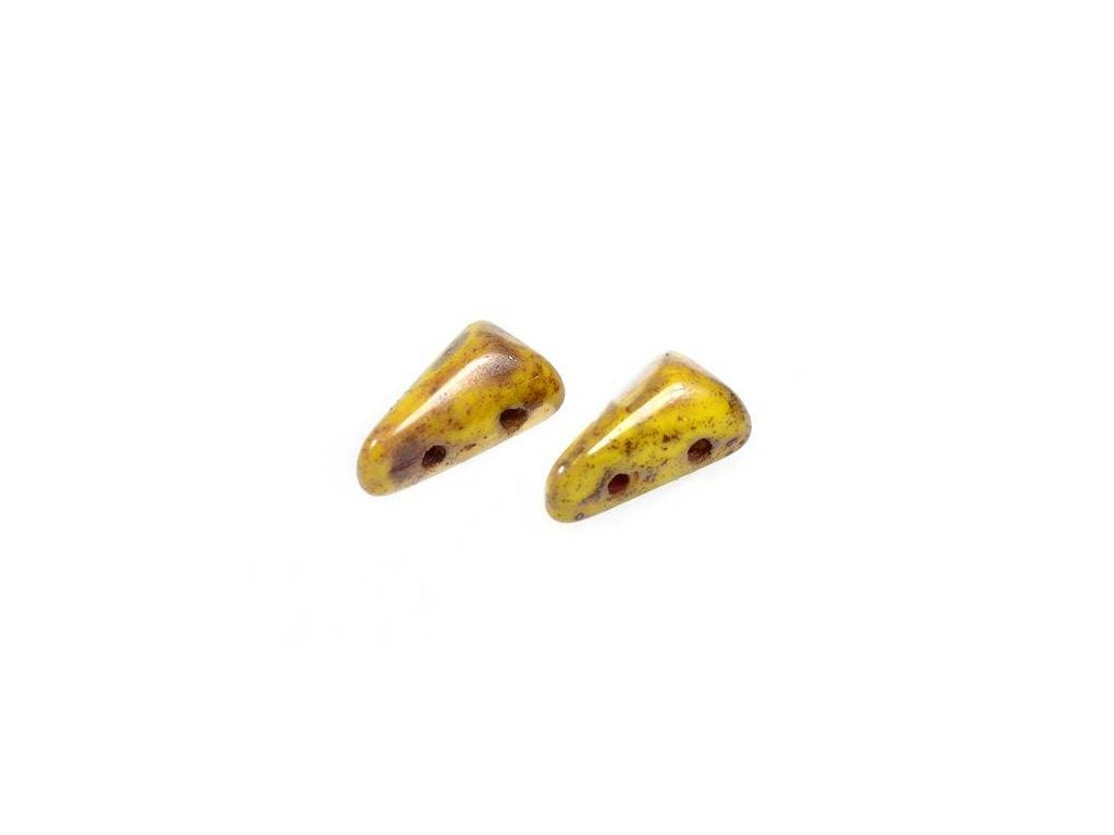 Vexolo 2-hole Triangle Beads 83120/86800 Glass Czech Republic