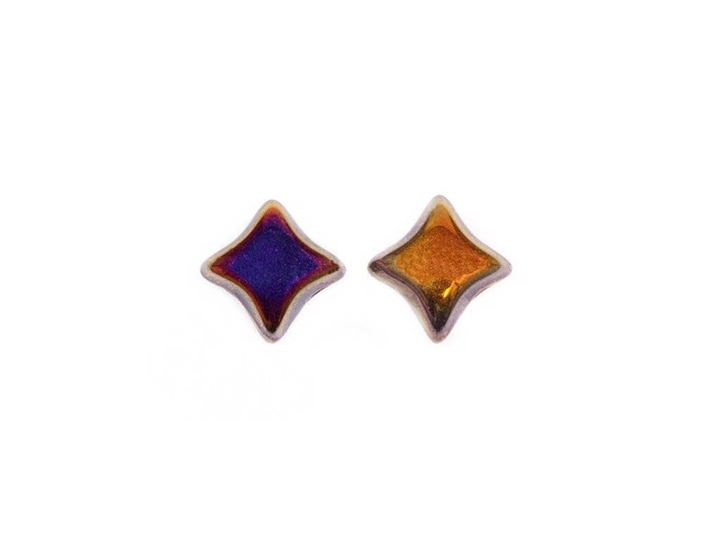 WibeDuo 2-hole Beads Star Cross 00030/27137 Glass Czech Republic