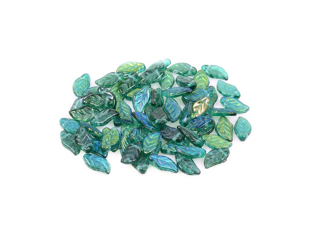 Leaf Beads 50730/27307 Glass Czech Republic