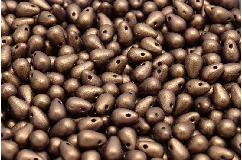 ドロップビーズ、ホワイト 24107 (02010-24107)、ガラス、チェコ共和国