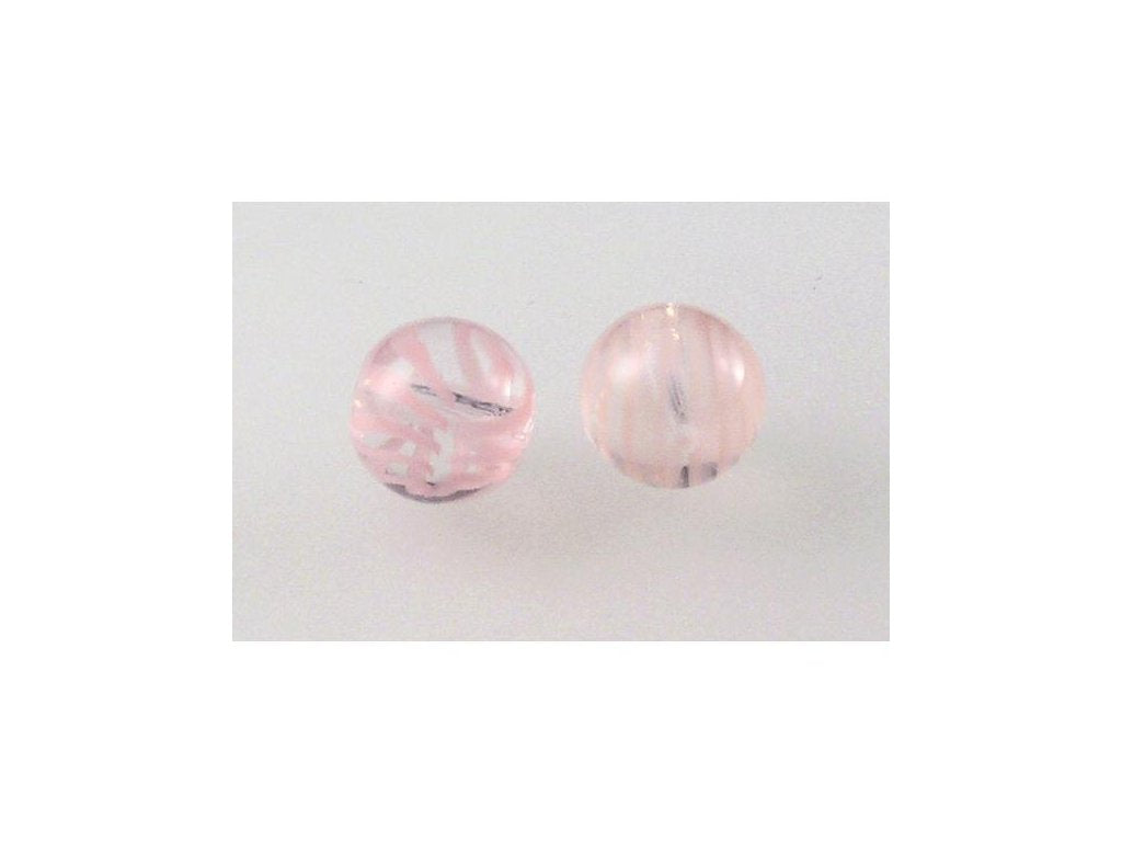 Round Pressed Beads 8701 Glass Czech Republic