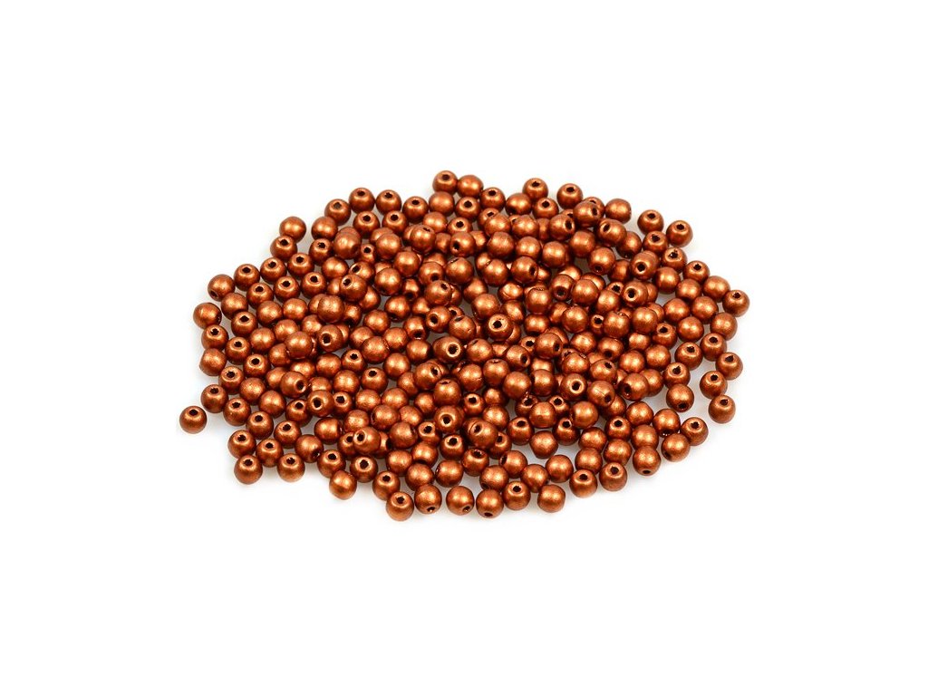 Round Pressed Beads 1750 Glass Czech Republic