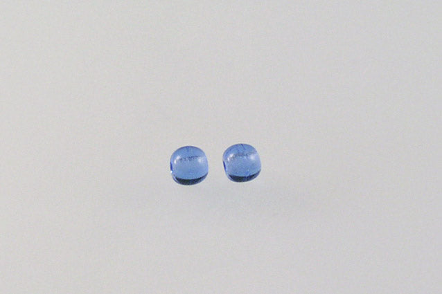 Round Pressed Beads 3 mm, Transparent Blue (30040), Bohemia Crystal Glass, Czechia 11119001