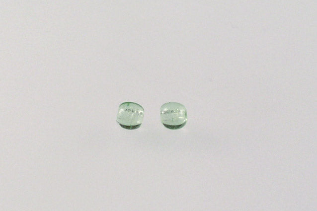 Round Pressed Beads 3 mm, Transparent Green (50530), Bohemia Crystal Glass, Czechia 11119001