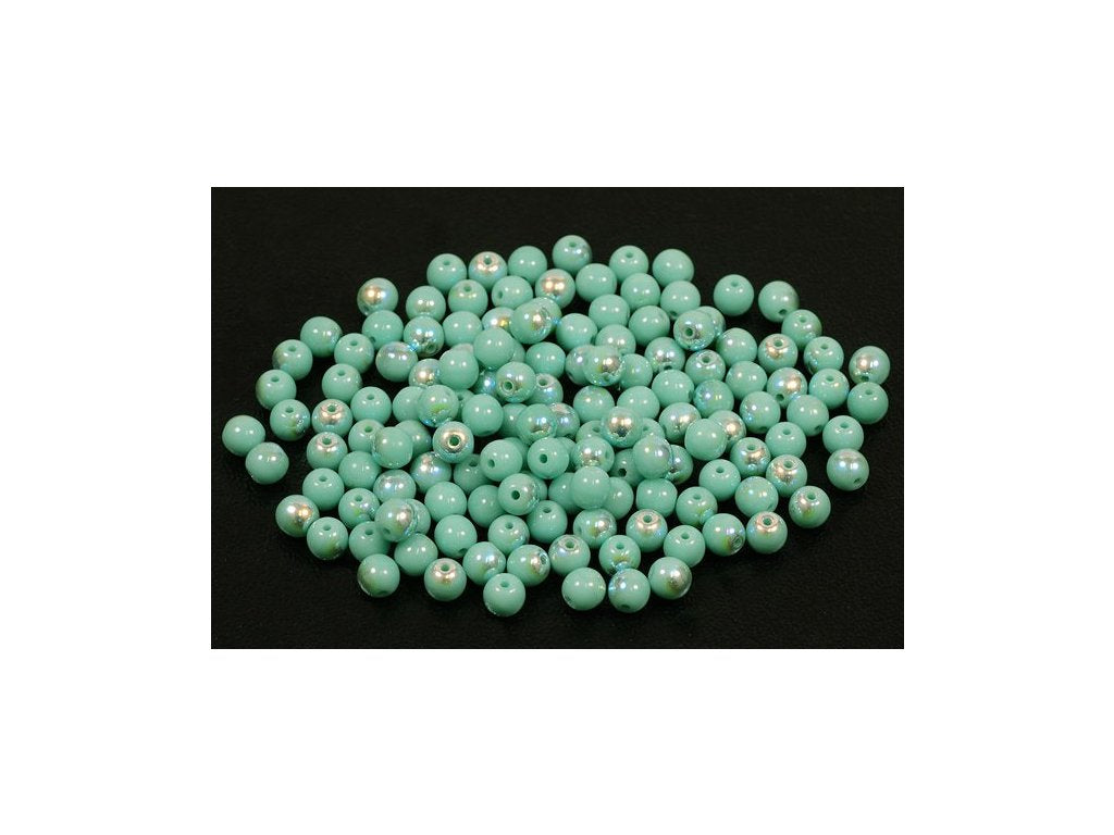 Round Pressed Beads 63130/28701 Glass Czech Republic