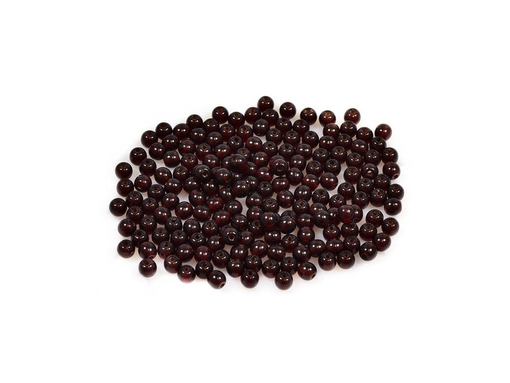 Round Pressed Beads 90120 Glass Czech Republic