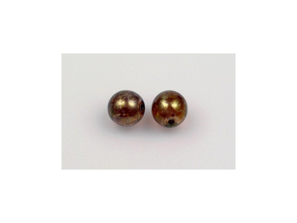 Round Pressed Beads 00030/15421 Glass Czech Republic