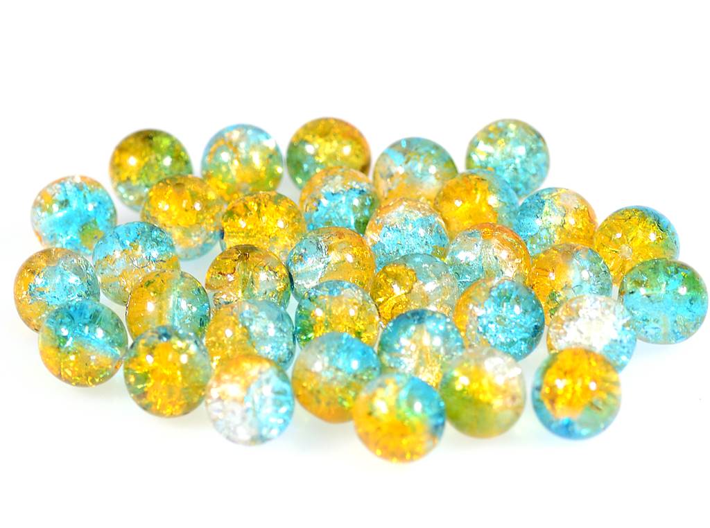 Round Druck Beads, Crystal 85606 (00030-85606), Glass, Czech Republic
