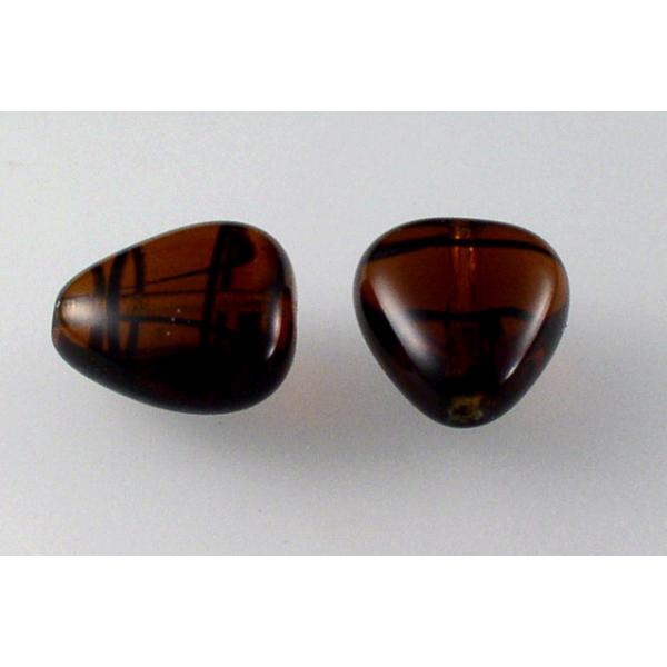 Pressed Beads 16 x 14 mm, color: 18016, Bohemia Crystal Glass, Czechia 11130284