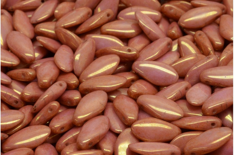 ダガービーズ、ホワイトラスタールビー(02010-14497)、ガラス、チェコ共和国