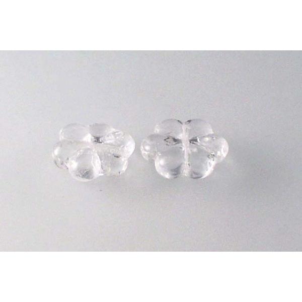 Pressed Beads Flower 13 mm, Crystal (30), Bohemia Crystal Glass, Czechia 11130378