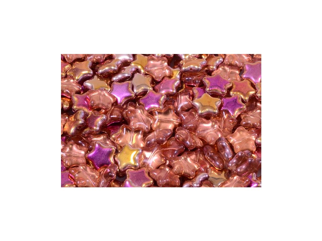 Pressed Beads Star 00030/27137 Glass Czech Republic