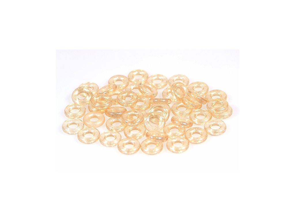 Demi Round O-bead Circular Spacer Beads 00030/14413 Glass Czech Republic