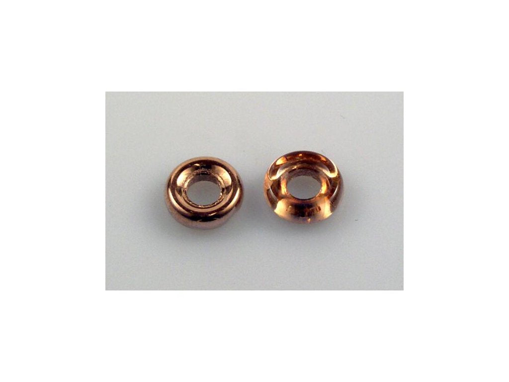 Demi Round O-bead Circular Spacer Beads 00030/27101 Glass Czech Republic