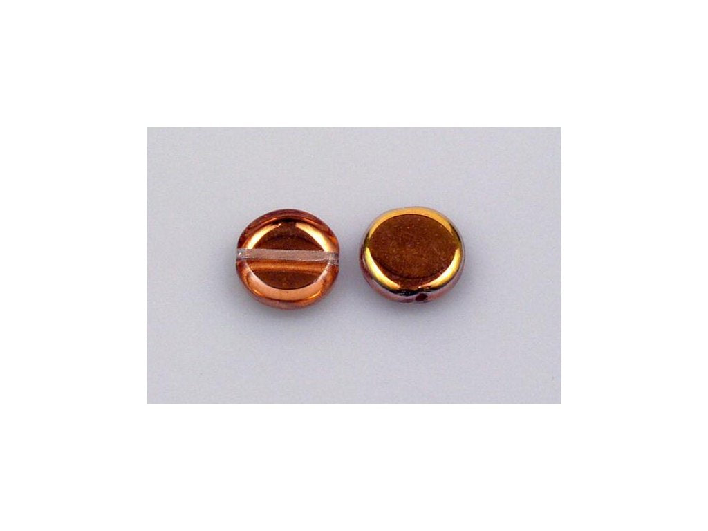 Pressed Beads Flat Round 00030/28010 Glass Czech Republic