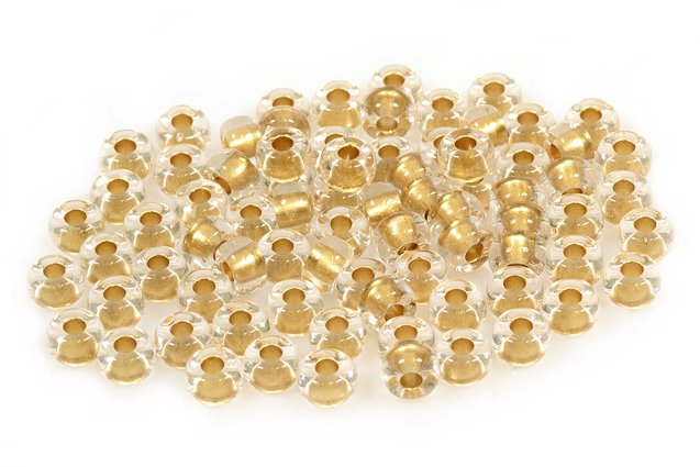 Pressed Beads Pony Bagel 6 mm, Crystal 68106 (30-68106), Bohemia Crystal Glass, Czechia 11149017