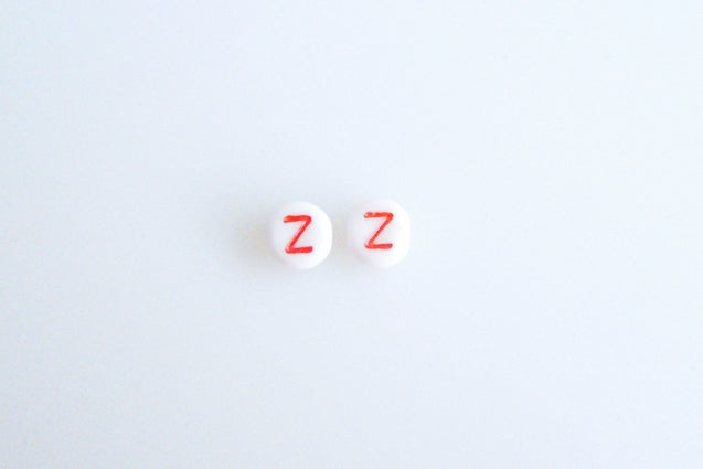 Letter beads with 6 mm, Chalk White 46497 Z (3000-46497-Z-), Bohemia Crystal Glass, Czechia 11149220