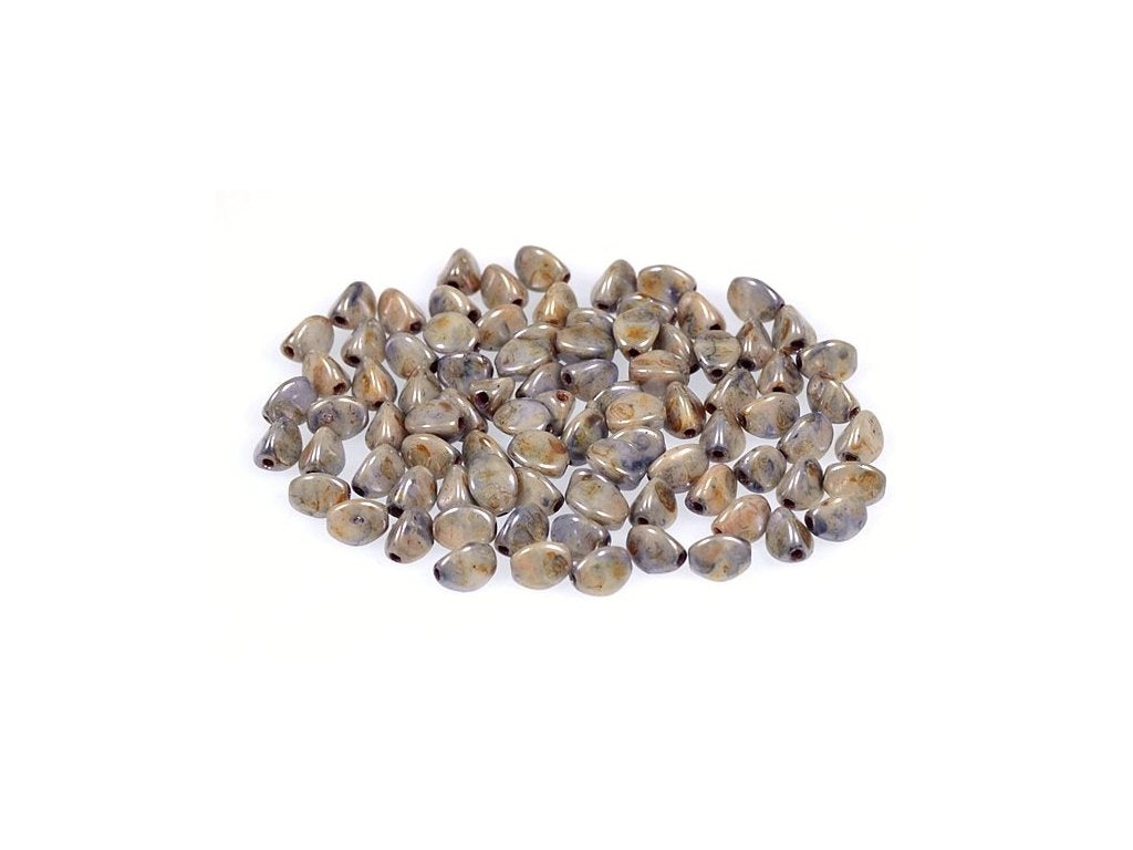 Pinch Pressed Beads 03000/65431 Glass Czech Republic