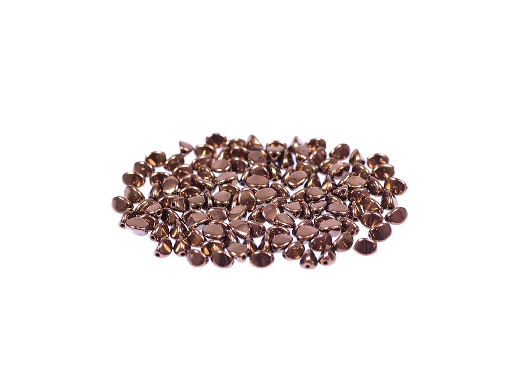 Pinch Pressed Beads 23980/14415 Glass Czech Republic