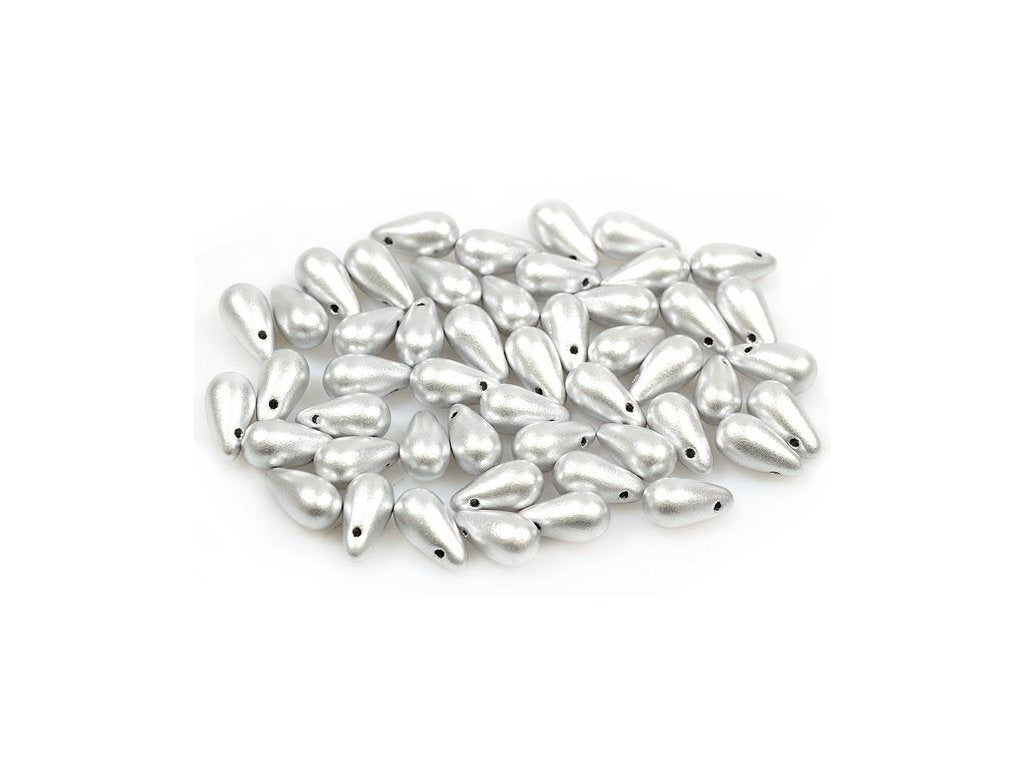 Pressed Beads Drop 1700 Glass Czech Republic