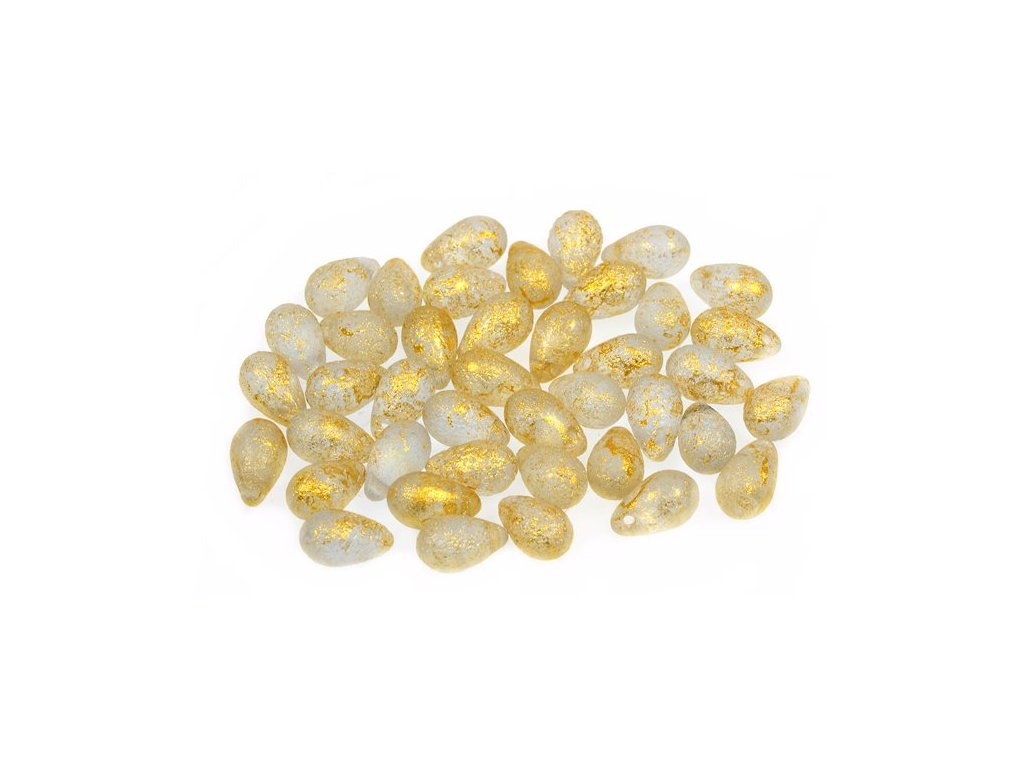 Pressed Beads Drop 30010/Lept/56902 Glass Czech Republic